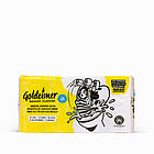 Produktfoto eines Stiftstapelbeutels (hier Toilettenpapierverpackung) und Beispiel des Kunden Goldeimer