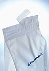 Produktfoto des U-Pack® in weiß mit Bischof+Klein Logo von oben