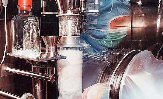 A product photo showing the CleanFlex® containment systems in production