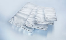 Produktfoto von sterilisierfähigen Beuteln, Lids und Sheets aus Tyvek® in vier verschiedenen Größen